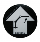 Atlas pictogram - Raise / lower the breakout arm