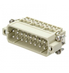 HAN16A 16p plug + 16A / 250V ground