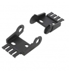 Set of connecting elements of chain 10,15,15i - pivoting with a comb