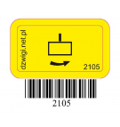 Pictogram - rotation of the basket to the left