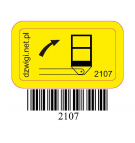 Pictogram - inclination of the basket from itself