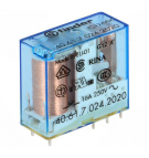Miniature relay 1P 16A 24V DC, leakage rate RTII