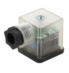 DIN coil plug diode, varistor + LED 230V