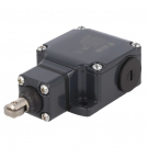 Limit switch, rubber seal, 13mm steel roller