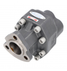 Hidromas two-way gear pump 25 cm3/rev, shaft with 6 cutters
