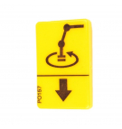 FASSI PICTOGRAM OF CRANE ROTATION CONTROL