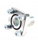 Straight flange connection M36x2 DIN2353