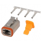 Complete plug Deutsch DT06 female 4pin