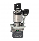 Rotary switch 3-position key switch with contacts
