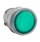 Green button drive without backlight, spring-return