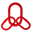 Set of links for rope slings, class 8 WLL 12t