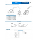 3/8 "BSP T ported 3-way valve