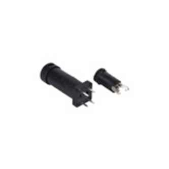 Fuse socket, square with 4 connections, 5x20mm