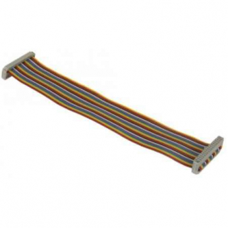 Flat cable strand with two plugs, length 250mm
