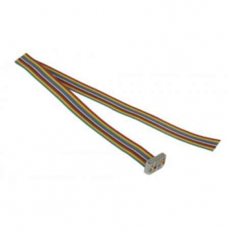 Flat cable tie with plug, 550mm long