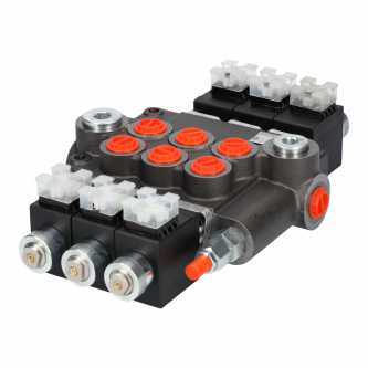 3-section hydraulic distributor 24V