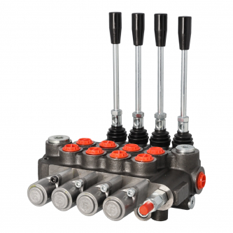 4-section hydraulic manifold 4x floating slide