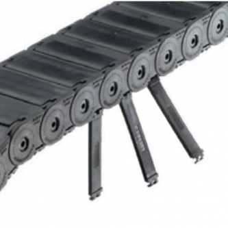 Kabelschlepp energy chain series Uniflex 0555 (covered from the outside, opening to the inside)