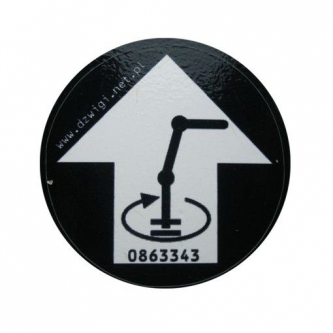 Atlas pictogram - Crane column clockwise rotation