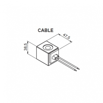 Coil 26VDC 22W fi13 h = 38.5mm