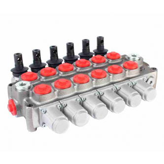6-section hydraulic valve Q95 / 6E-F1S (R) -6x103 / A1 / M1-F3D
