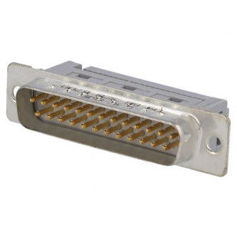 Złącze HARTING D-Sub; PIN: 25; wtyk; męskie; na taśmę; IDC