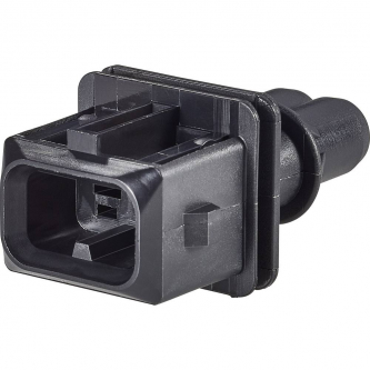 Connector housing, plug, 2 ways, 5 mm