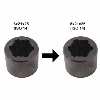 Adapter sleeve PTO / Pump UNI to UNI