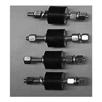 Receiver shock absorbers