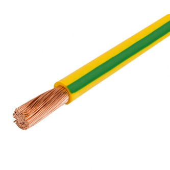 Installation cable H05V-K (LgY) 0.75 yellow-green