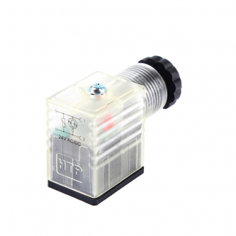 Coil plug with led and varistor
