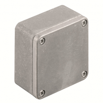 Aluminum housing Klippon K01, 64x58x34 (Natural, CR)