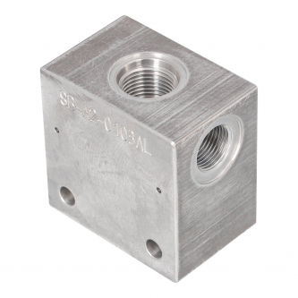 Valve body SB-A2-0103AL 250 bar 3 / 4-16 UNF G3 / 8