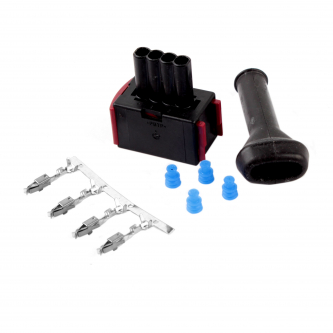 Danfoss AMP black Di solenoid plug