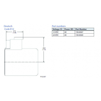 24VDC 40W coil