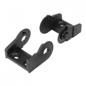 Set of 2400/2500/2450/2480 series chain connection elements, pivoting without a comb