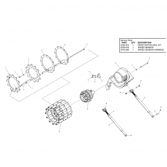 ASV/TEREX RT/PT-110 Loader Engine (MCR6T 9X6)