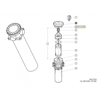 Hiab filter cap