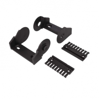 Set of 2400/2500/2450/2480 series chain connection elements, pivoting with a comb