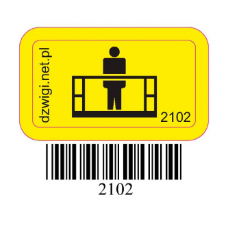 Pictogram - one person in the basket