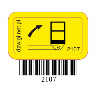 Pictogram - inclination of the basket from itself
