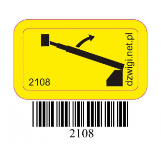 Pictogram - raising the main arm