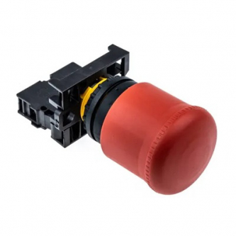 Safety button 22mm 1R IP66 by pull M22-PV / K01