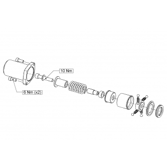 Nordhydraulic spool latch type A