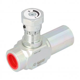 1/4 "linear throttle check valve FCV-1-90-1 / 4G (TYPE: DRV / VRFU)