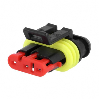 Superseal 1.5 connector housing, plug, female, PIN: 3
