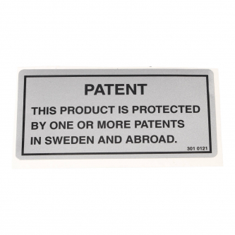 HIAB sticker patent designation