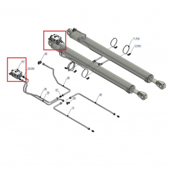 Hyva hooklift valve