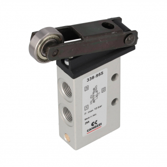 Camozzi 3/2 NC pneumatic valve; G 1/8 "; mechanical control