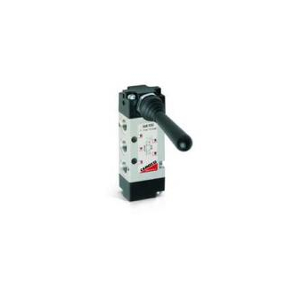 Camozzi 5/3 CO pneumatic valve; G 1/8 "; monostable; manual operation